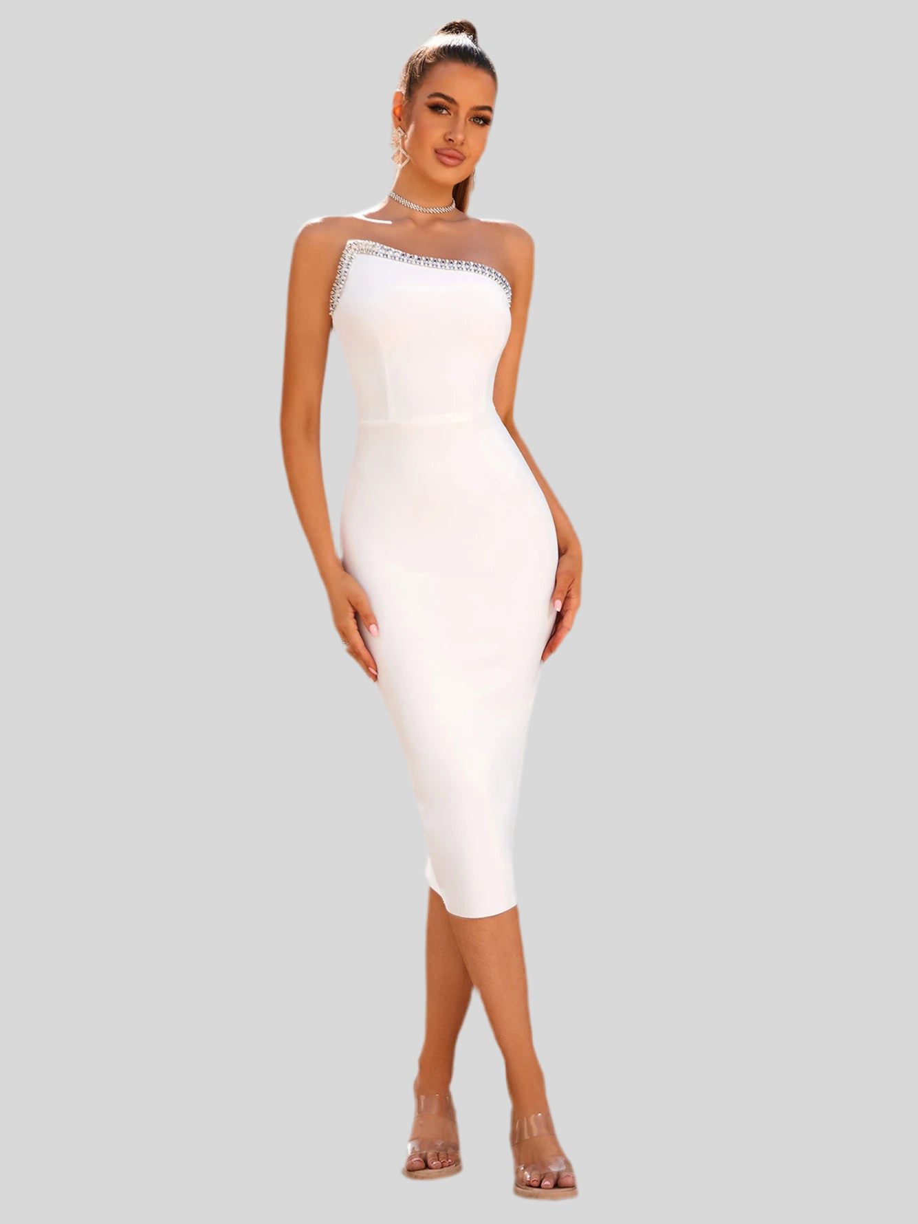 Adyce 2024 Summer One Shoulder Bodycon Bandage Dress For