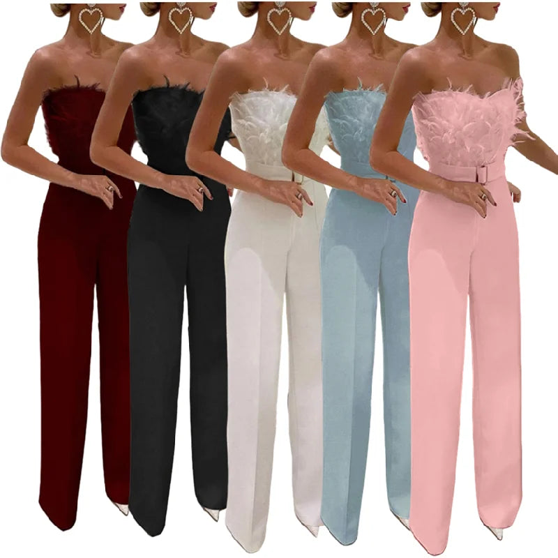 Feather Jumpsuit