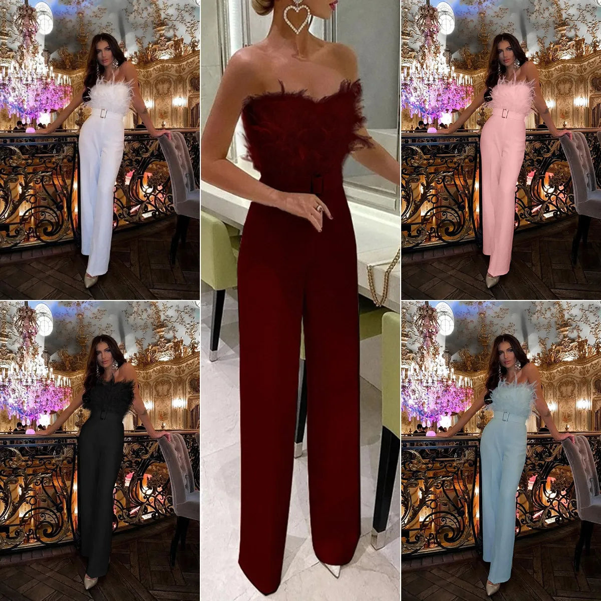 Feather Jumpsuit