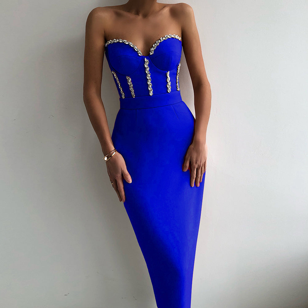 Strapless Crystal Dress