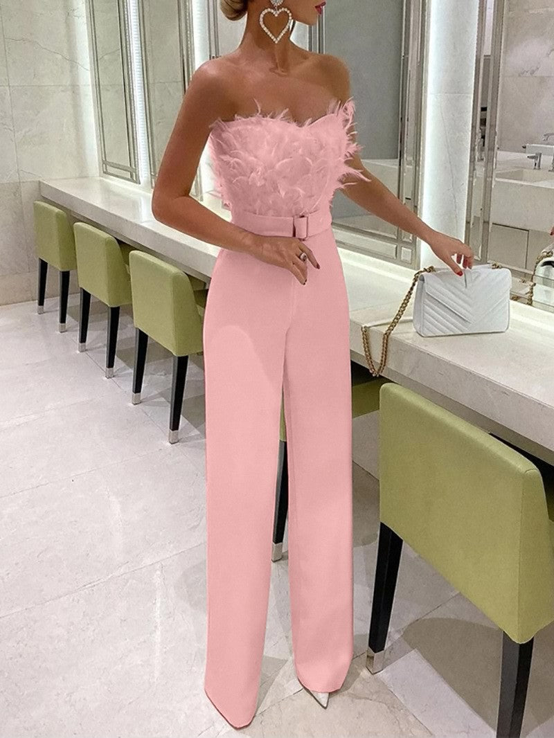 Feather Jumpsuit