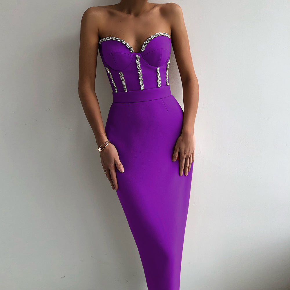Strapless Crystal Dress